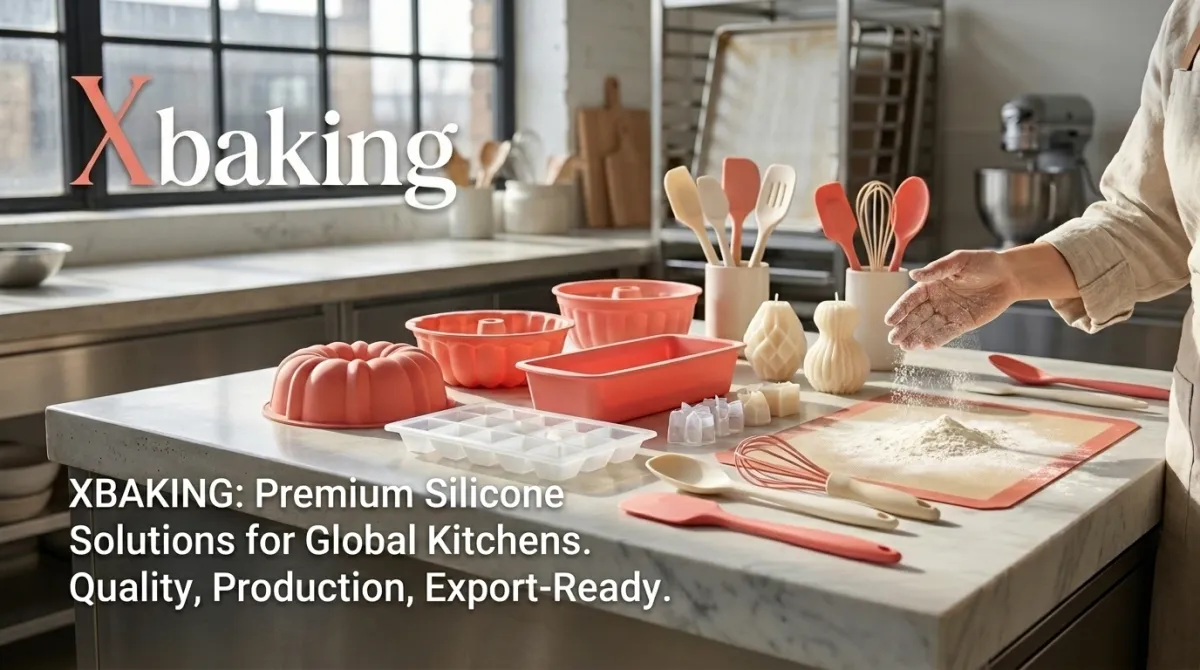 Baking Supplies Wholesale – The Complete Buyer’s Guide for Distributors & Bakeries 3 XBaking premium silicone baking tools molds utensils in modern kitchen