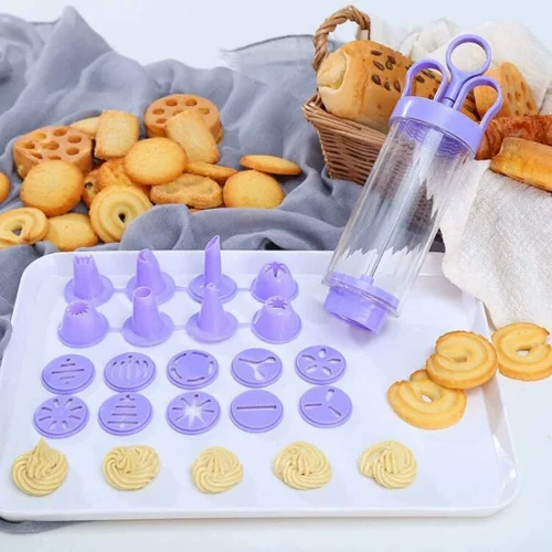 Multi-Function Cookie Press Gun Set 47 Wholesale Cookie Press Gun Multi-Functional Piping Set | XBAKING