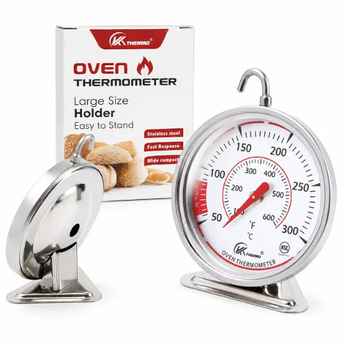 Stainless Steel Oven Thermometer 50-280°C 6 Wholesale Stainless Steel Oven Thermometer Mechanical Dial 50-280C | XBAKING
