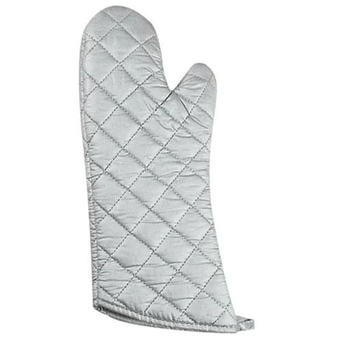 Heatproof Silver-Coated Oven Gloves 5 Thickened 600g Heat-Insulation Cotton Oven Mitts for Baking | XBAKING