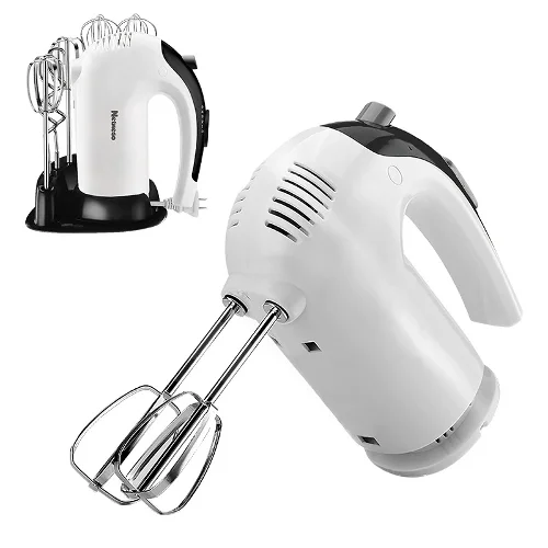 300W Electric Hand Mixer 4 Hand Mixer 5 Speed Copper Motor Whisk Baking Tool | XBAKING